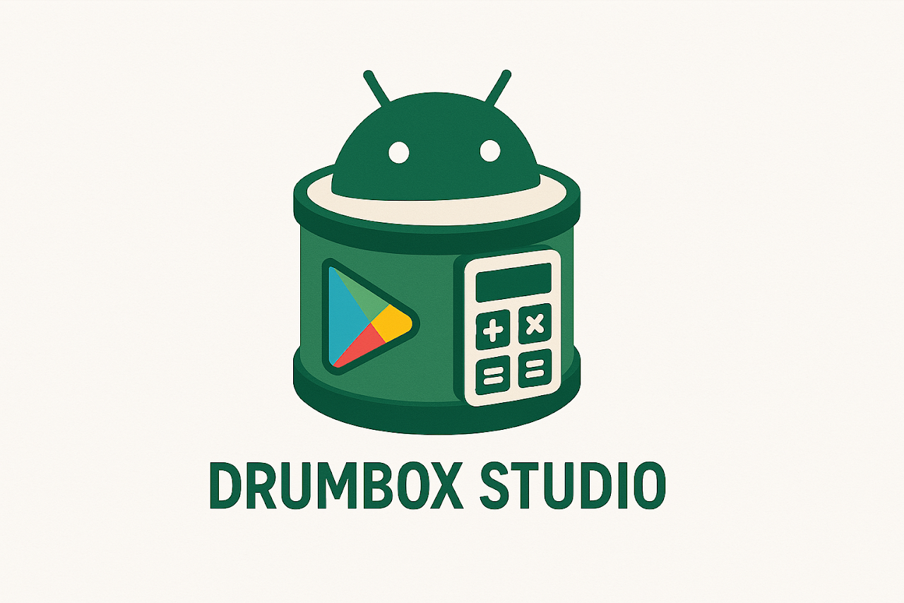 Drumbox Studio Android and calculator logo